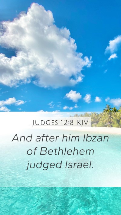 Judges 12:8 KJV Bible Verse Image