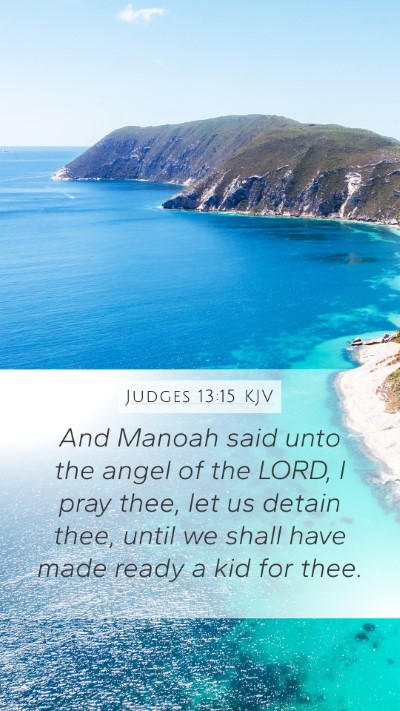 Judges 13:15 KJV Bible Verse Image