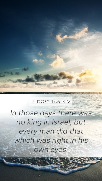 Judges 17:6 KJV Bible Verse Image