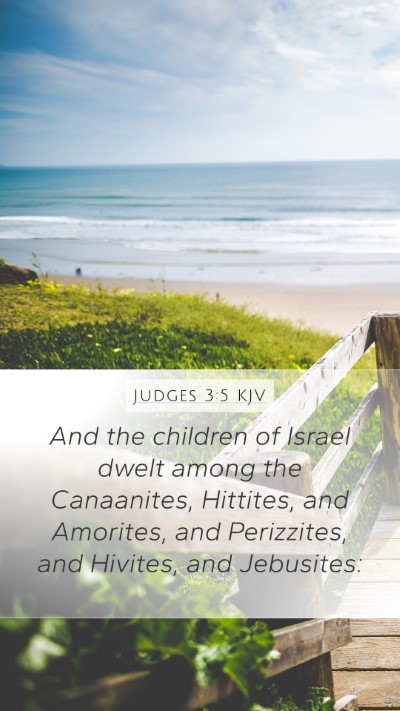 Judges 3:5 KJV Bible Verse Image