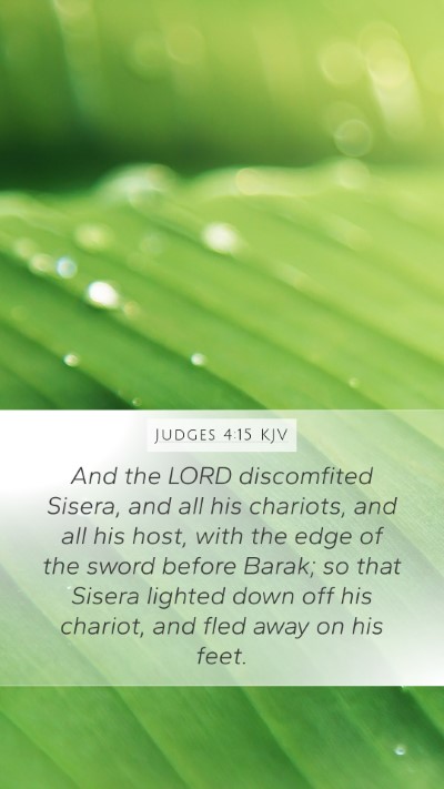 Judges 4:15 KJV Bible Verse Image