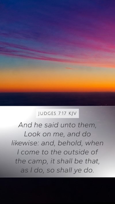 Judges 7:17 KJV Bible Verse Image
