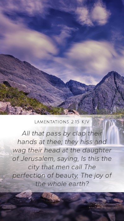Lamentations 2:15 KJV Bible Verse Image