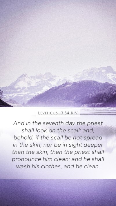 Leviticus 13:34 KJV Bible Verse Image