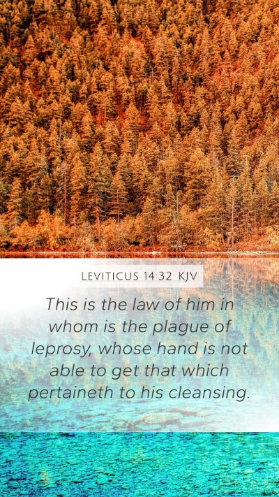 Leviticus 14:32 KJV Bible Verse Image
