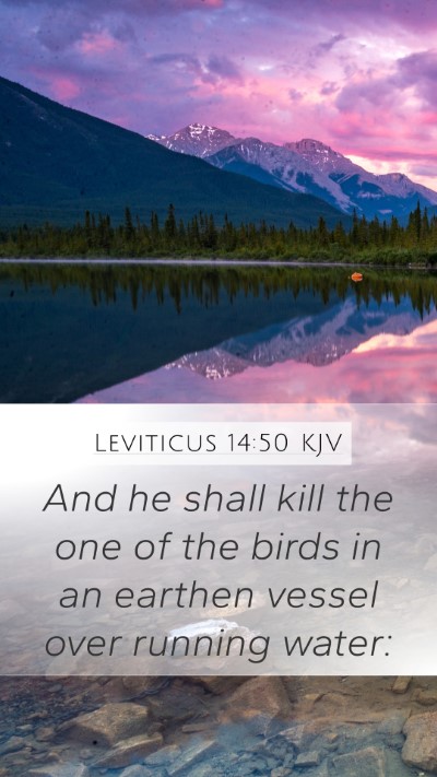 Leviticus 14:50 KJV Bible Verse Image