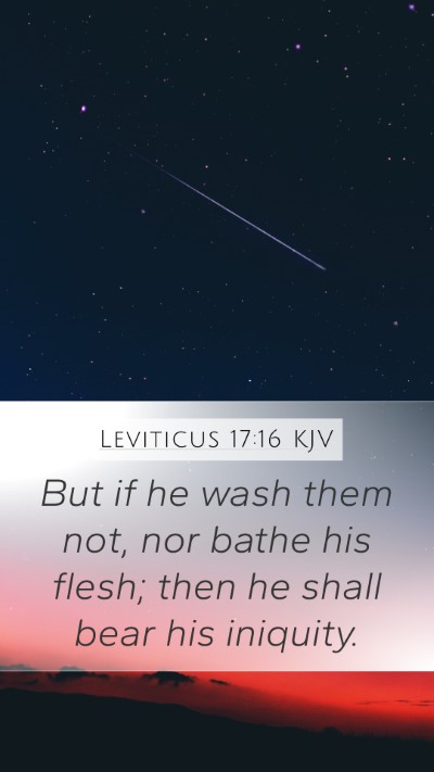 Leviticus 17:16 KJV Bible Verse Image