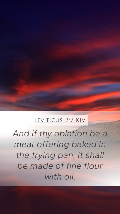 Leviticus 2:7 KJV Bible Verse Image