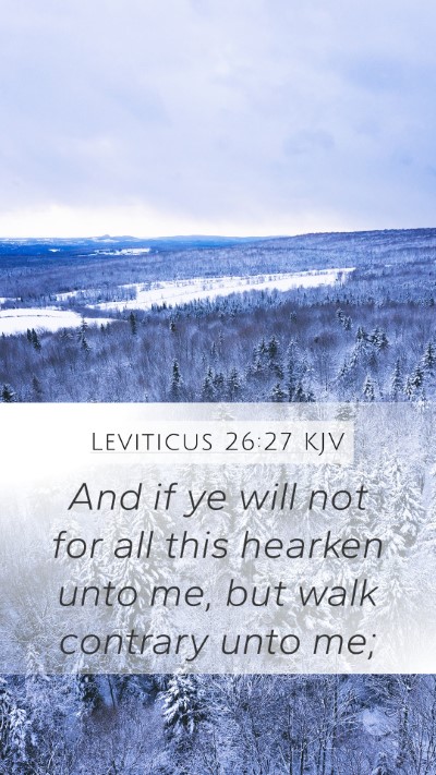 Leviticus 26:27 KJV Bible Verse Image