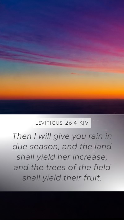 Leviticus 26:4 KJV Bible Verse Image