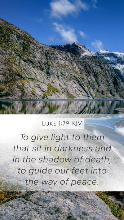 Luke 1:79 KJV Bible Verse Image