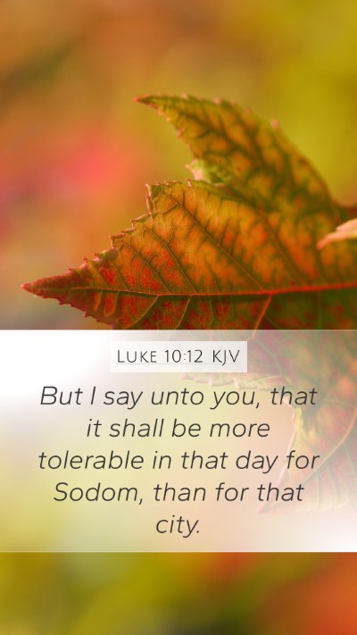 Luke 10:12 KJV Bible Verse Image
