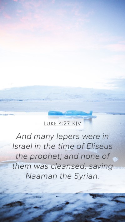 Luke 4:27 KJV Bible Verse Image