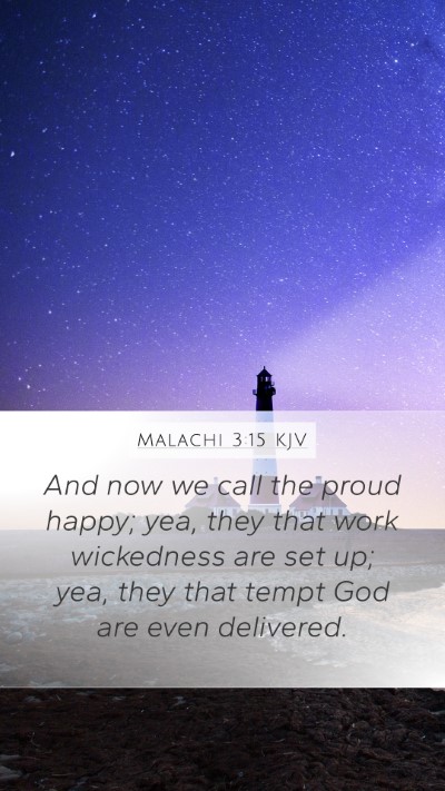 Malachi 3:15 KJV Bible Verse Image