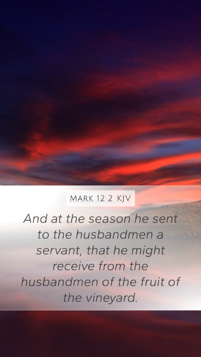 Mark 12:2 KJV Bible Verse Image