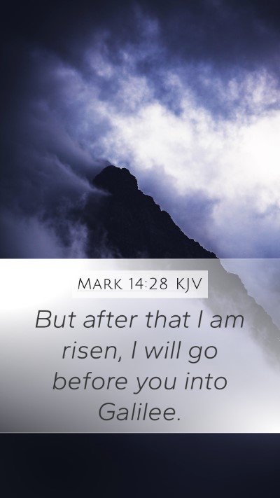 Mark 14:28 KJV Bible Verse Image