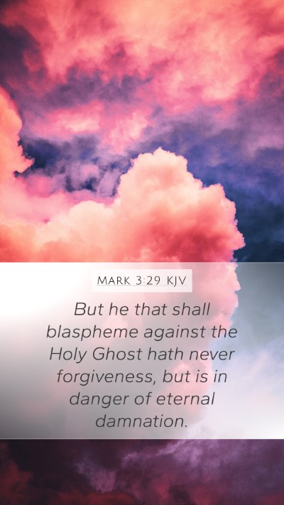 Mark 3:29 KJV Bible Verse Image