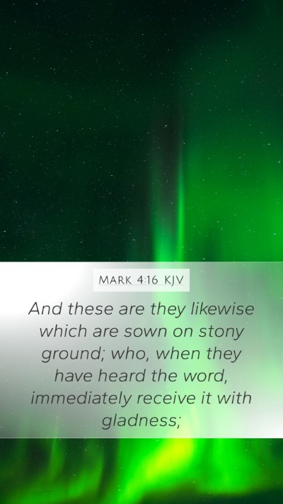 Mark 4:16 KJV Bible Verse Image