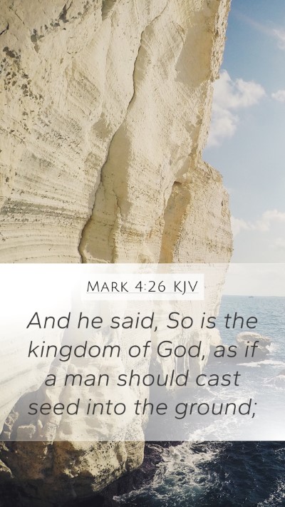 Mark 4:26 KJV Bible Verse Image