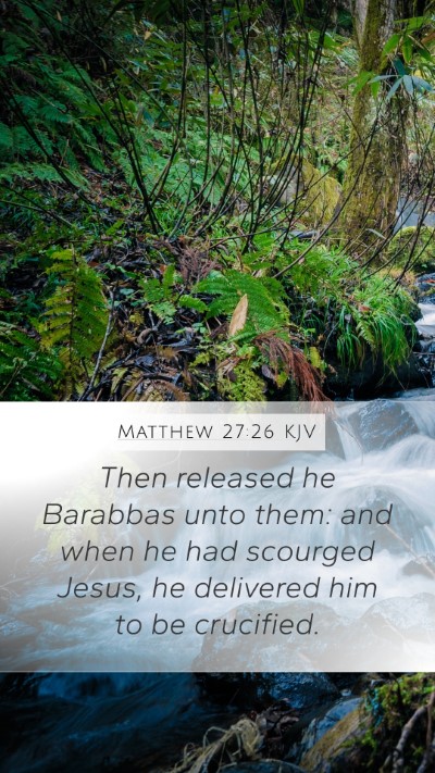 Matthew 27:26 KJV Bible Verse Image