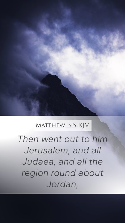 Matthew 3:5 KJV Bible Verse Image