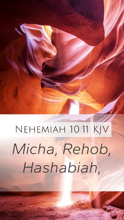 Nehemiah 10:11 KJV Bible Verse Image