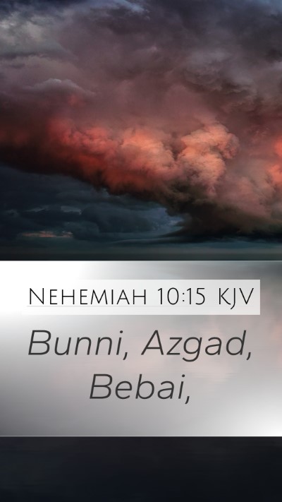 Nehemiah 10:15 KJV Bible Verse Image