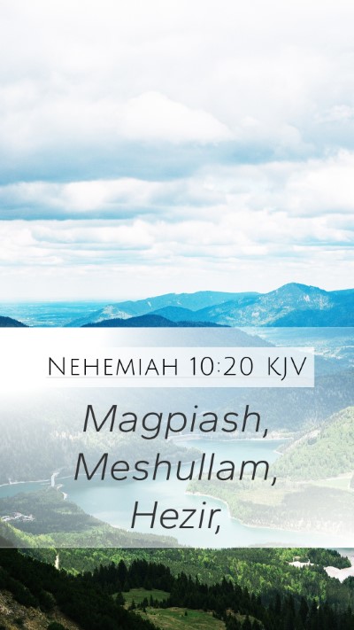 Nehemiah 10:20 KJV Bible Verse Image