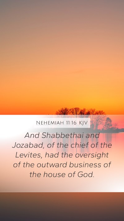 Nehemiah 11:16 KJV Bible Verse Image