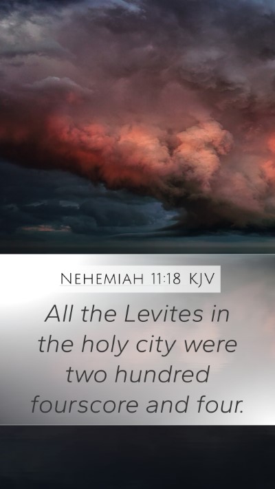 Nehemiah 11:18 KJV Bible Verse Image
