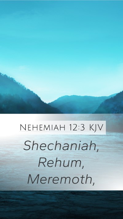 Nehemiah 12:3 KJV Bible Verse Image