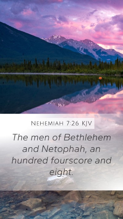 Nehemiah 7:26 KJV Bible Verse Image