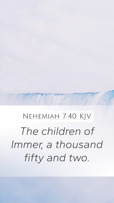 Nehemiah 7:40 KJV Bible Verse Image