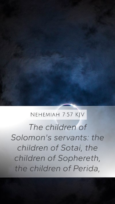 Nehemiah 7:57 KJV Bible Verse Image