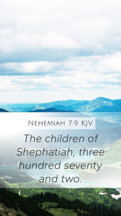 Nehemiah 7:9 KJV Bible Verse Image