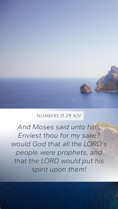 Numbers 11:29 KJV Bible Verse Image