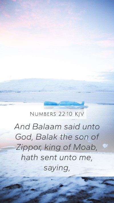 Numbers 22:10 KJV Bible Verse Image