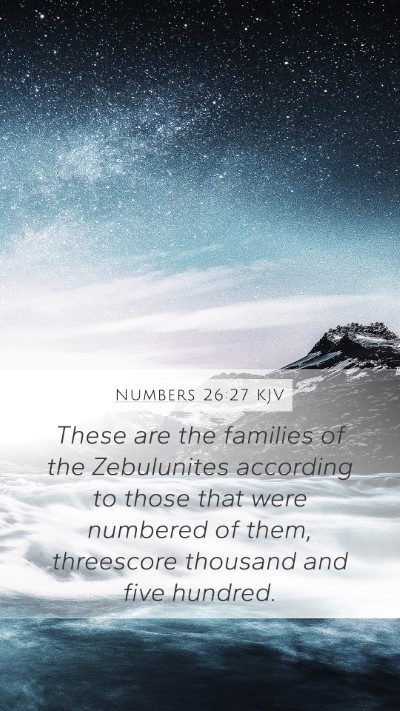 Numbers 26:27 KJV Bible Verse Image