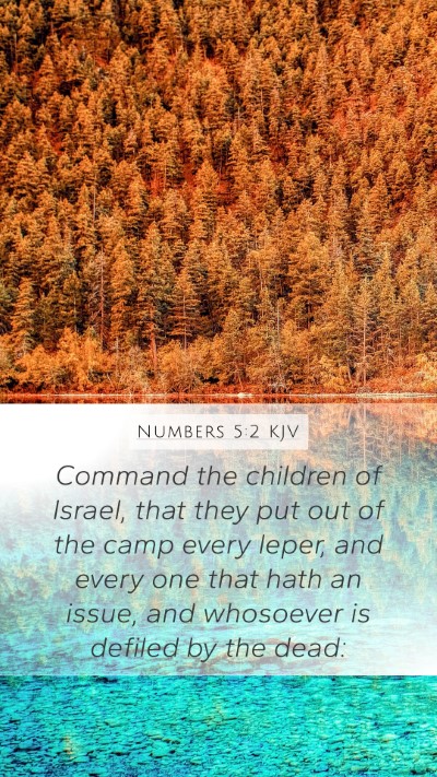 Numbers 5:2 KJV Bible Verse Image