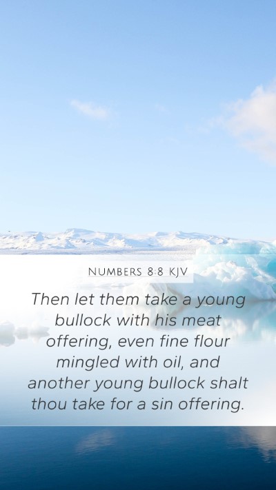 Numbers 8:8 KJV Bible Verse Image