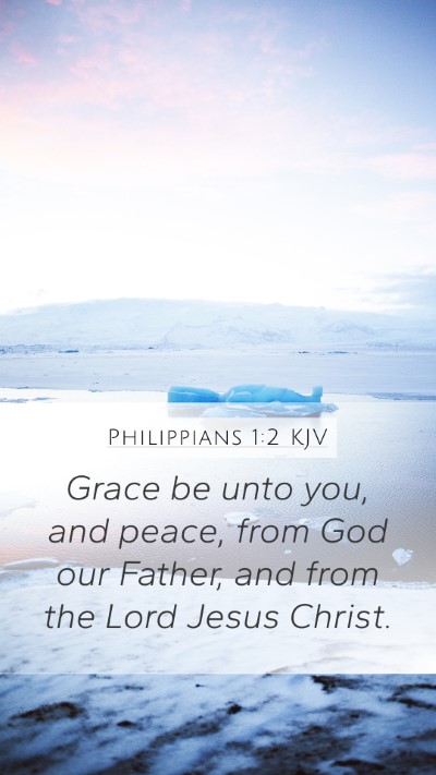 Philippians 1:2 KJV Bible Verse Image