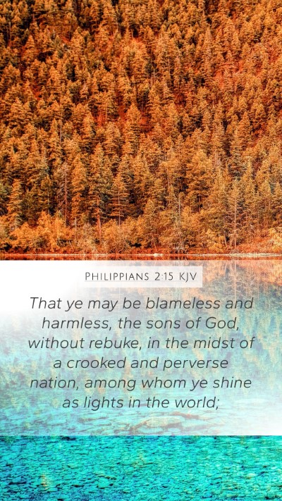 Philippians 2:15 KJV Bible Verse Image