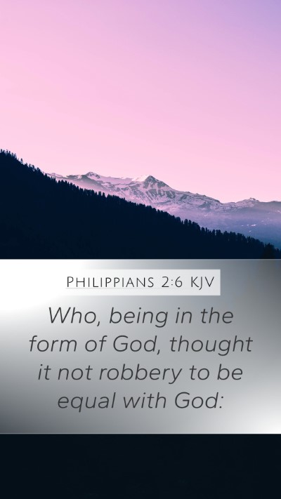 Philippians 2:6 KJV Bible Verse Image