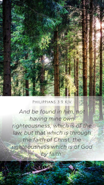 Philippians 3:9 KJV Bible Verse Image