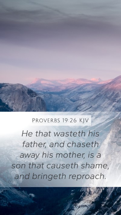 Proverbs 19:26 KJV Bible Verse Image