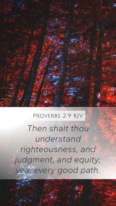 Proverbs 2:9 KJV Bible Verse Image