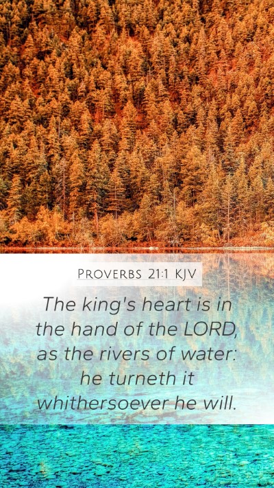 Proverbs 21:1 KJV Bible Verse Image