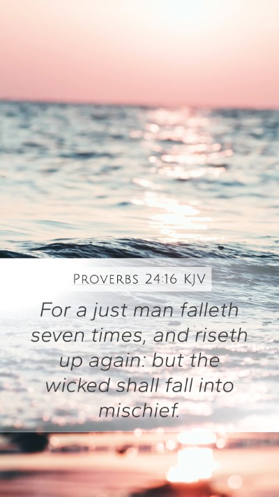 Proverbs 24:16 KJV Bible Verse Image