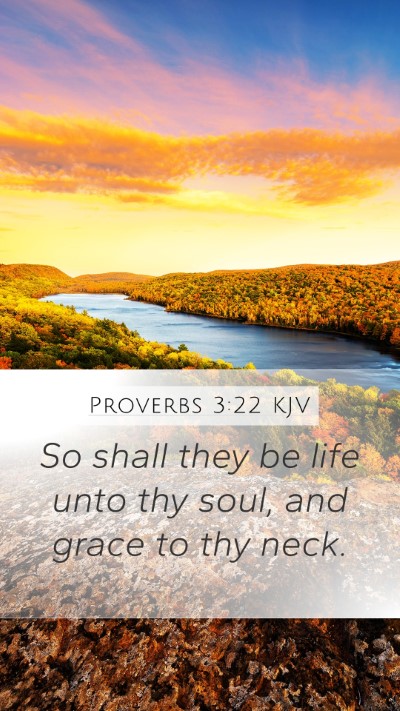 Proverbs 3:22 KJV Bible Verse Image