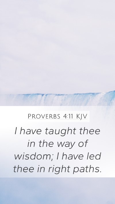 Proverbs 4:11 KJV Bible Verse Image